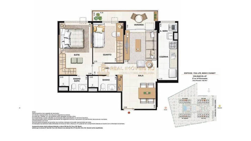 Apartamento, 2 quartos, 66 m² - Foto 48