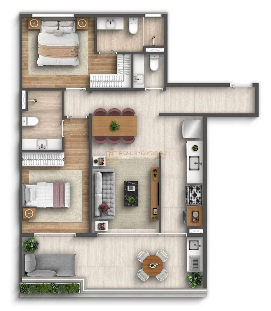 Apartamento, 2 quartos - Foto 22