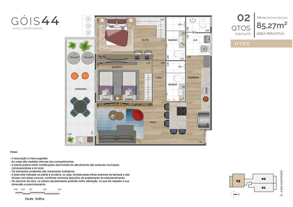 Apartamento, 2 quartos, 85 m² - Foto 4