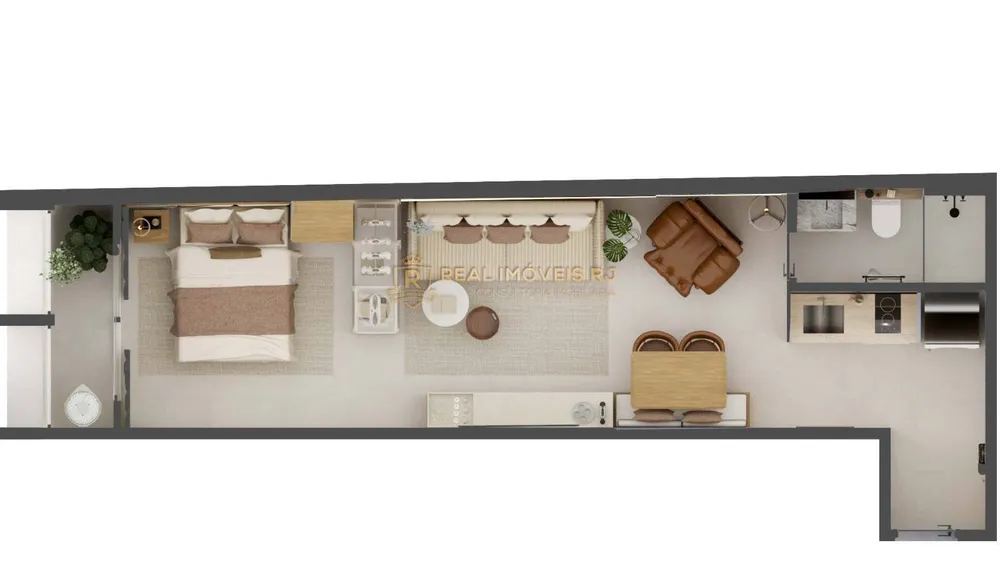 Apartamento, 28 m² - Foto 3