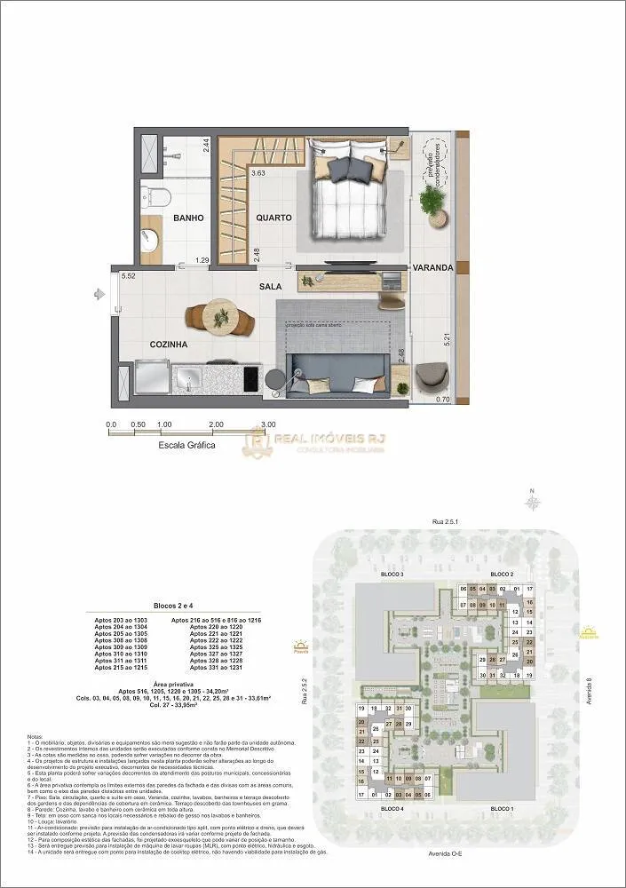 Apartamento, 1 quarto, 34 m² - Foto 9