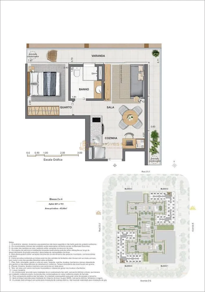 Apartamento, 1 quarto, 34 m² - Foto 11