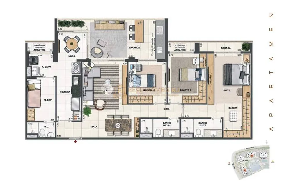 Apartamento, 3 quartos, 123 m² - Foto 20