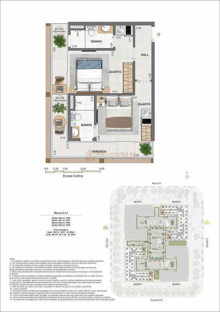 Apartamento, 2 quartos, 41 m² - Foto 3