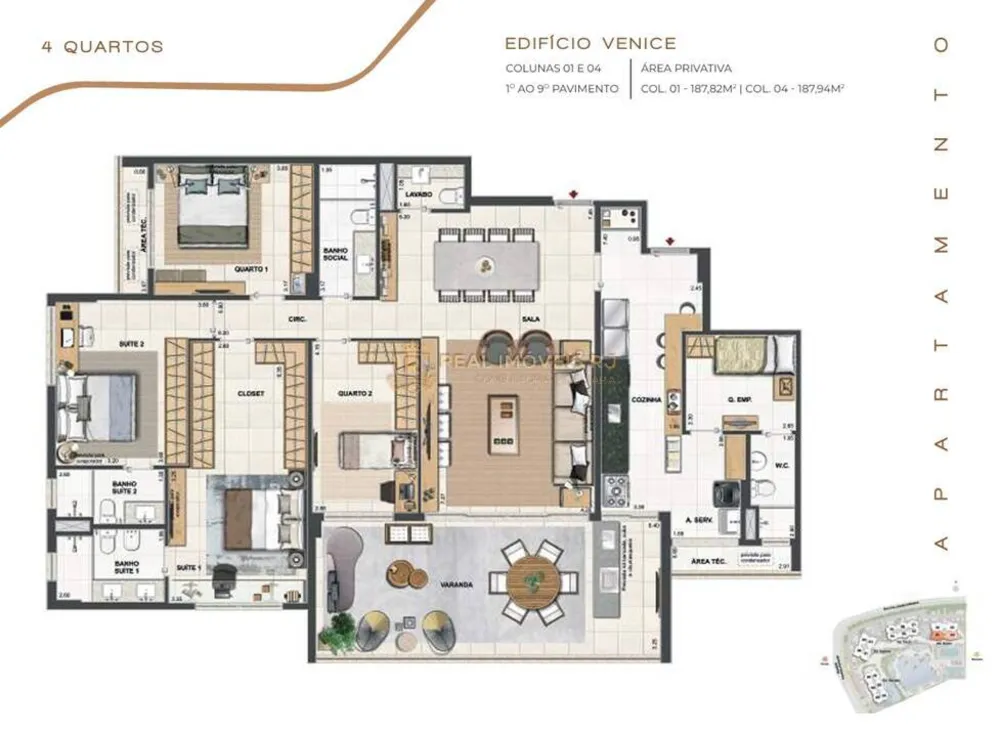 Apartamento, 4 quartos, 190 m² - Foto 20