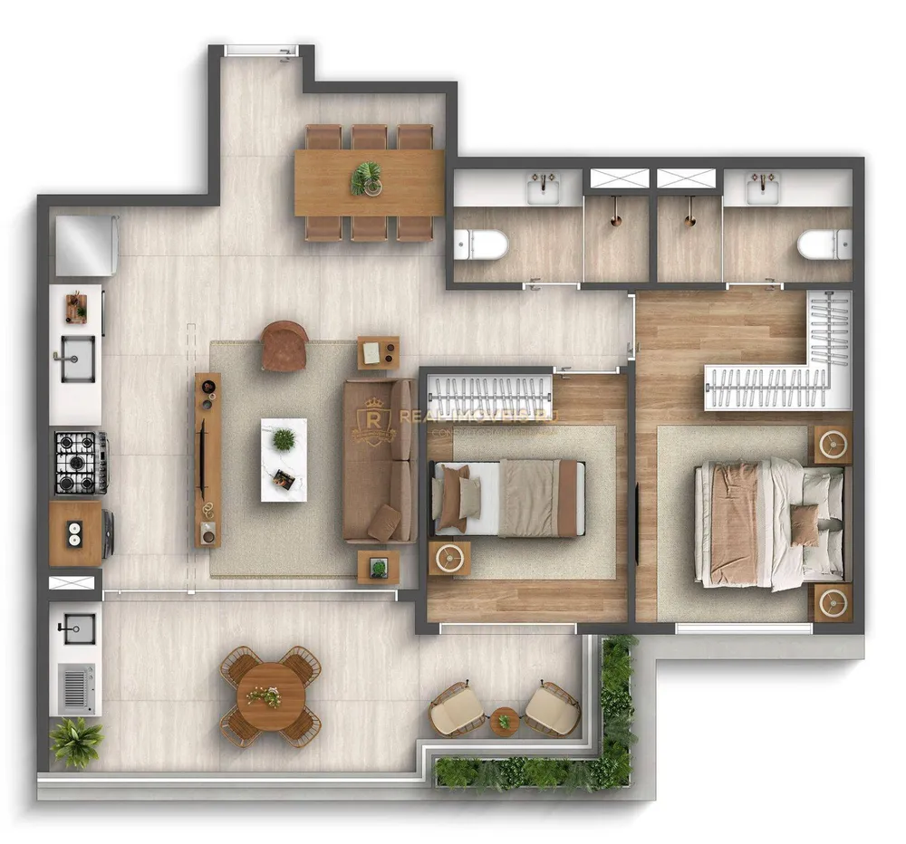 Apartamento, 2 quartos - Foto 20