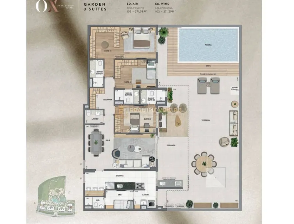 Apartamento, 3 quartos, 271 m² - Foto 3