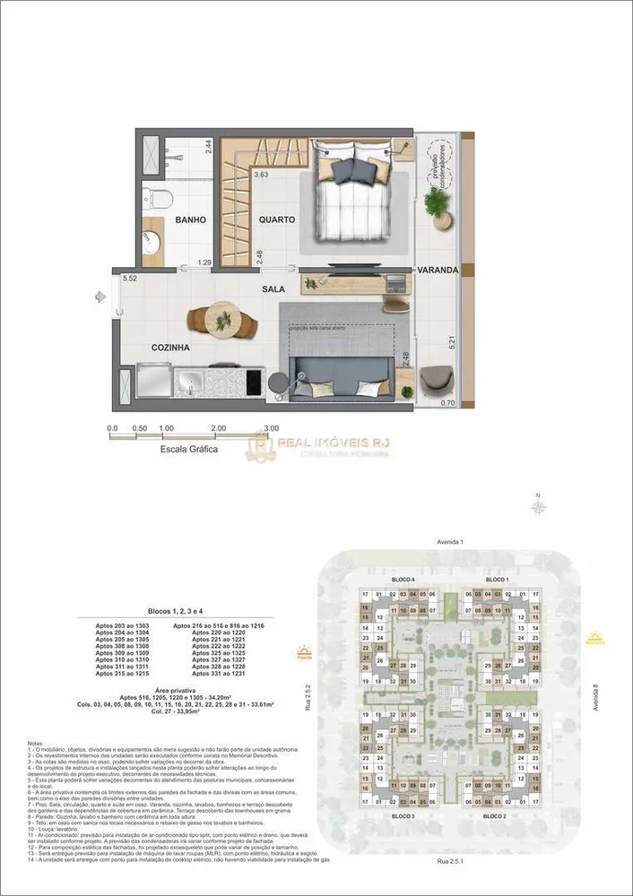 Apartamento, 1 quarto, 34 m² - Foto 20