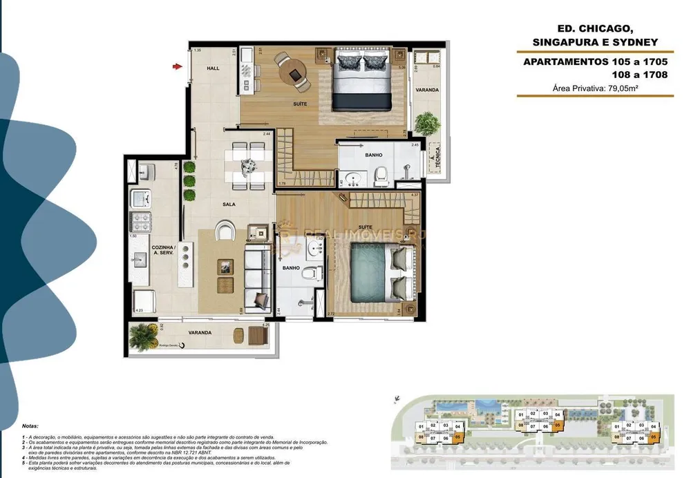 Apartamento, 2 quartos, 79 m² - Foto 22