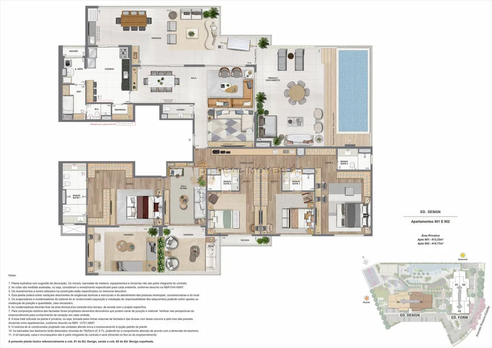 Apartamento, 4 quartos, 413 m² - Foto 20