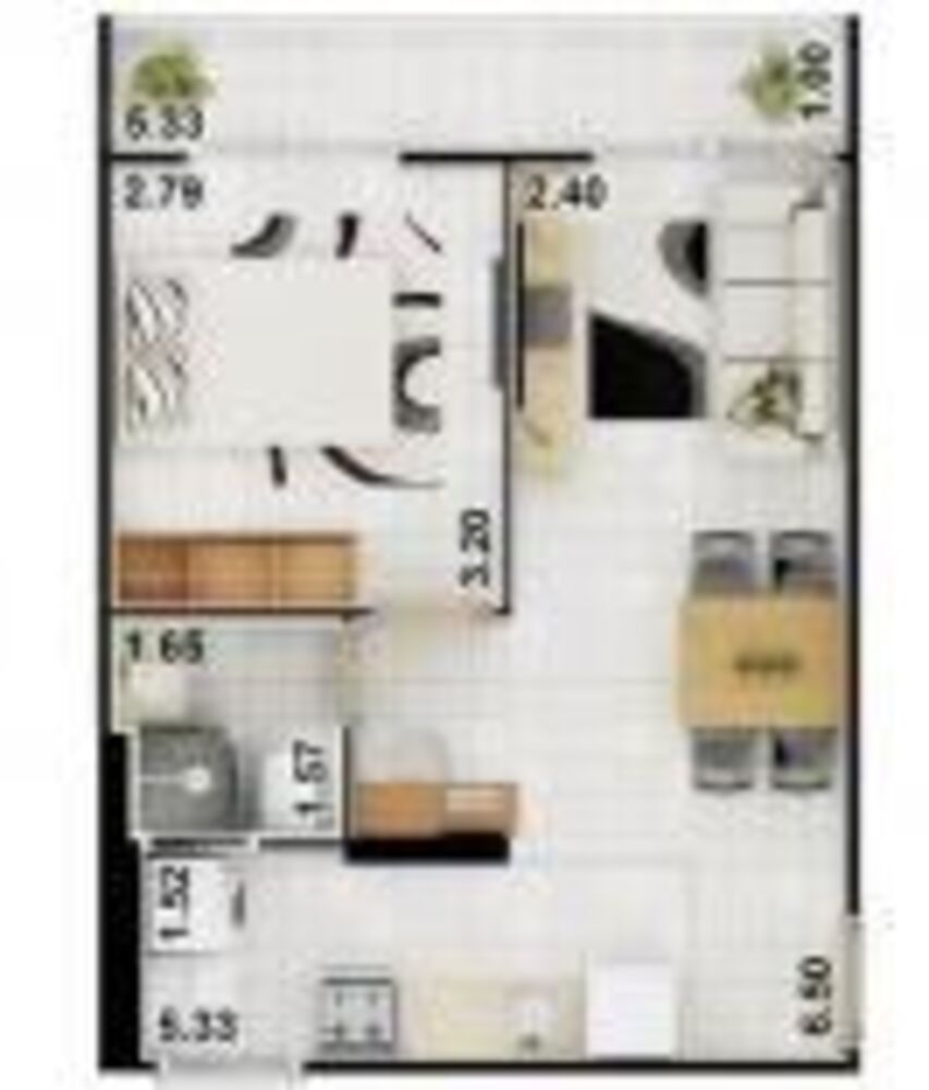 Apartamento à venda com 2 quartos, 58m² - Foto 3