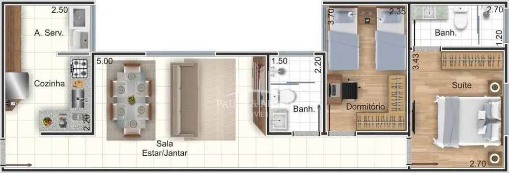 Apartamento, 1 quarto, 38 m² - Foto 11