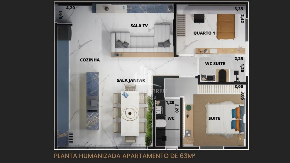 Apartamento, 2 quartos, 53 m² - Foto 11