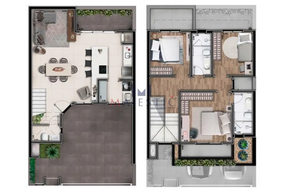 Sobrado, 2 quartos, 133 m² - Foto 2
