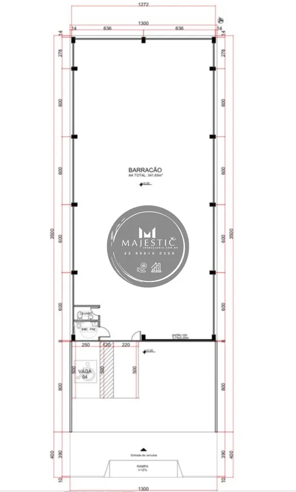 Depósito-Galpão, 346 m² - Foto 2