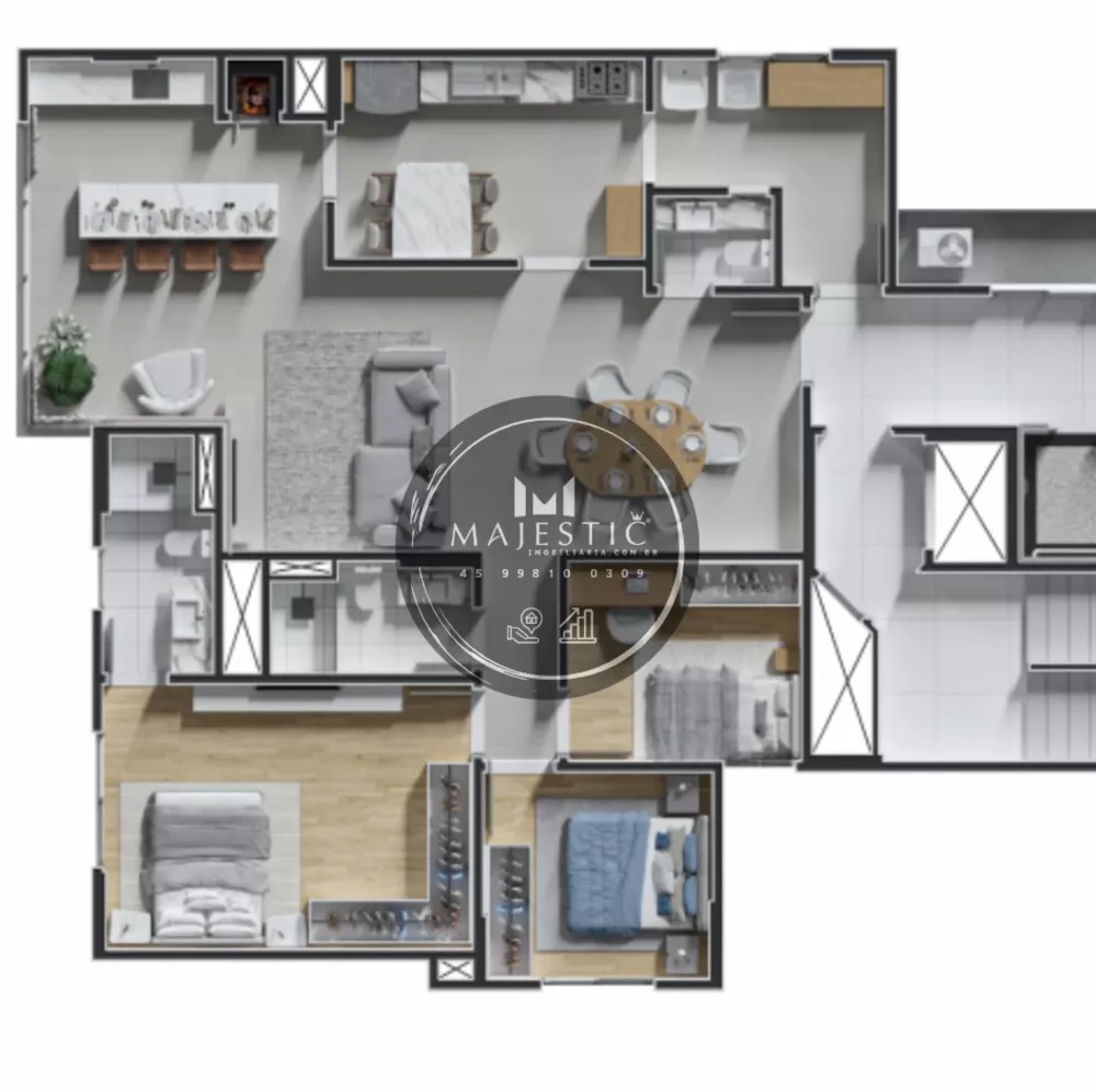 Apartamento, 2 quartos, 122 m² - Foto 6