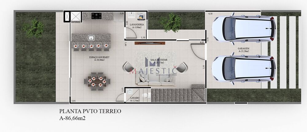 Sobrado, 2 quartos, 163 m² - Foto 2