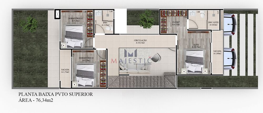 Sobrado, 2 quartos, 163 m² - Foto 3