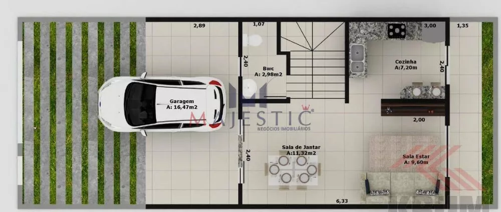 Sobrado, 2 quartos, 187 m² - Foto 9