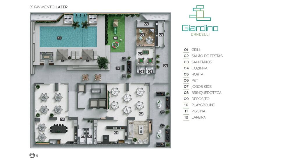 Apartamento à venda com 1 quarto, 182m² - Foto 12