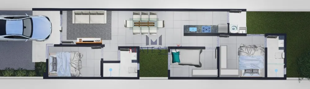 Casa, 2 quartos, 75 m² - Foto 3