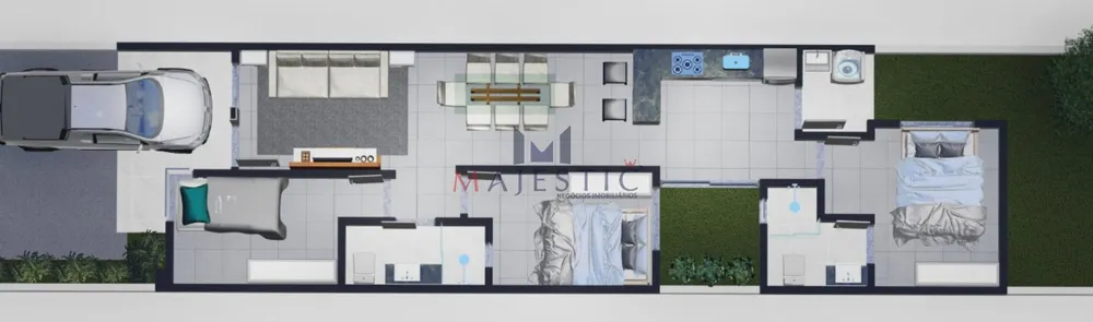 Casa, 2 quartos, 75 m² - Foto 4