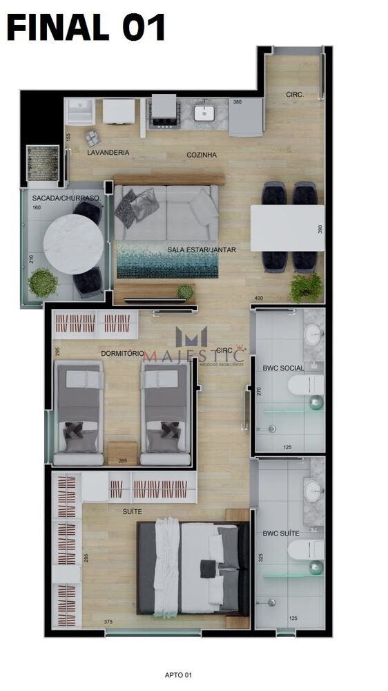 Apartamento, 2 quartos, 68 m² - Foto 4