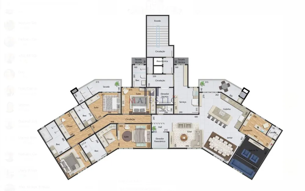 Apartamento, 1 quarto, 239 m² - Foto 3