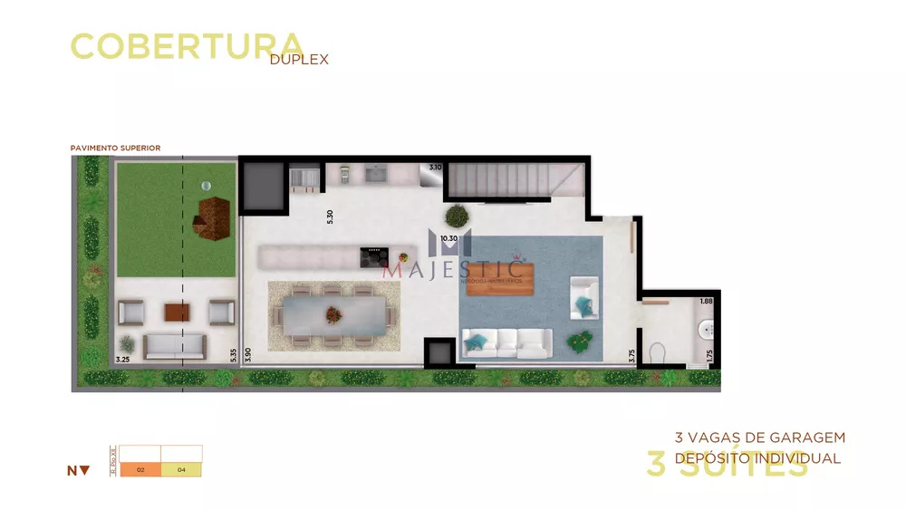 Cobertura, 1 quarto, 218 m² - Foto 7
