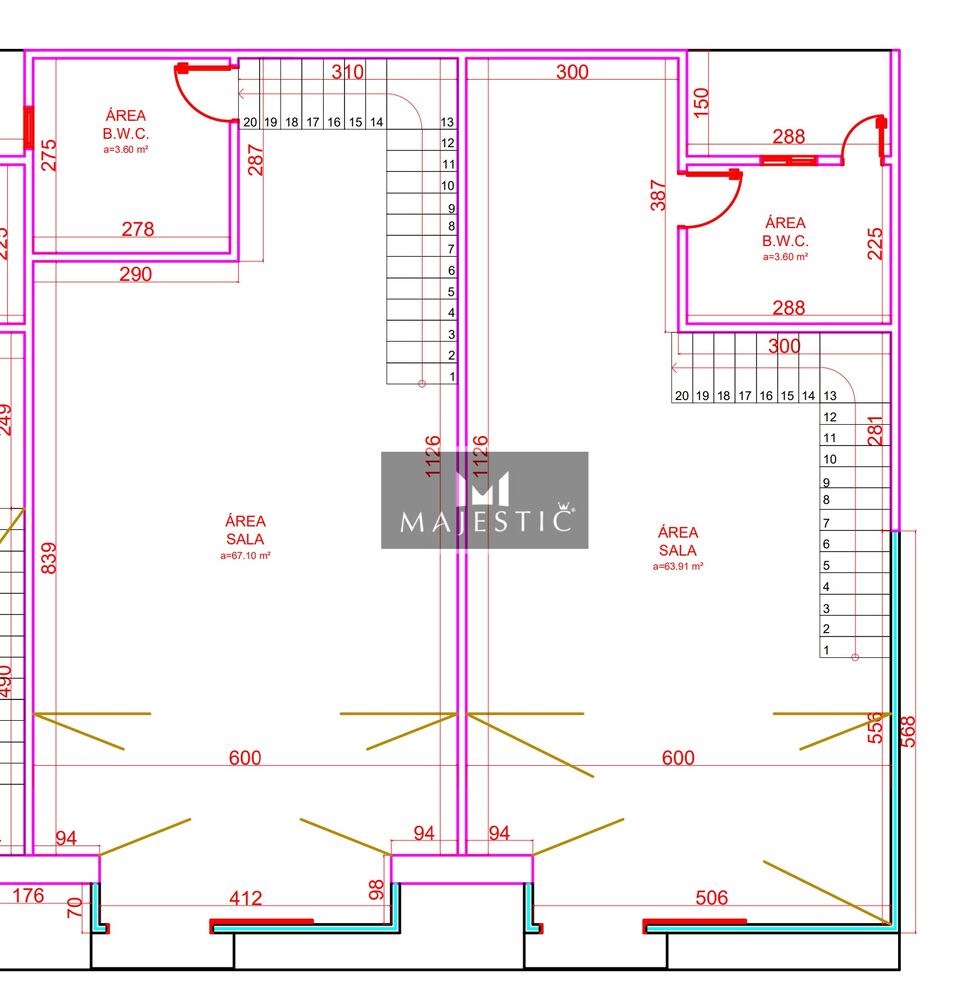 Sala-Conjunto, 67 m² - Foto 2