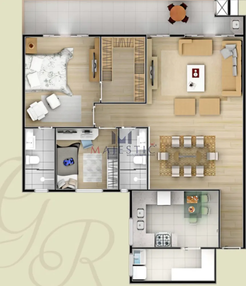 Casa, 2 quartos, 220 m² - Foto 3