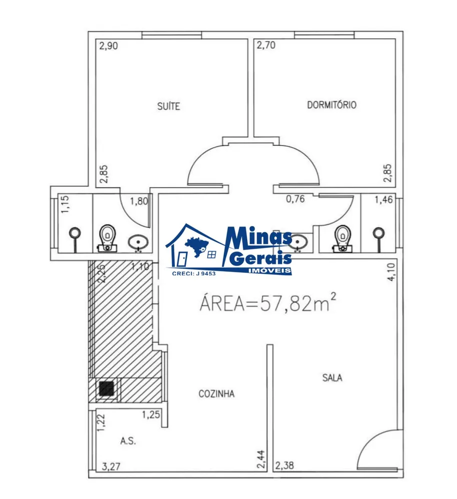 Apartamento, 2 quartos, 57 m² - Foto 16