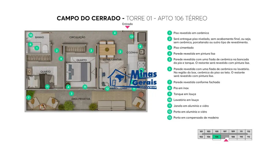 Apartamento, 2 quartos, 38 m² - Foto 3