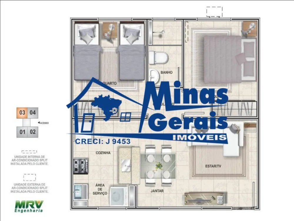 Apartamento, 2 quartos, 40 m² - Foto 7