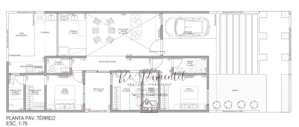 Casa, 3 quartos - Foto 2