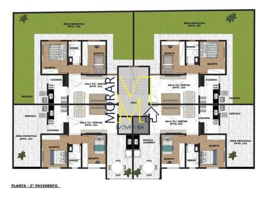 Apartamento, 2 quartos, 50 m² - Foto 5
