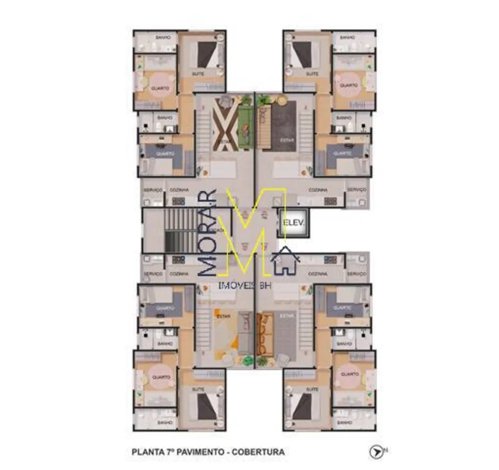 Apartamento, 3 quartos, 69 m² - Foto 10