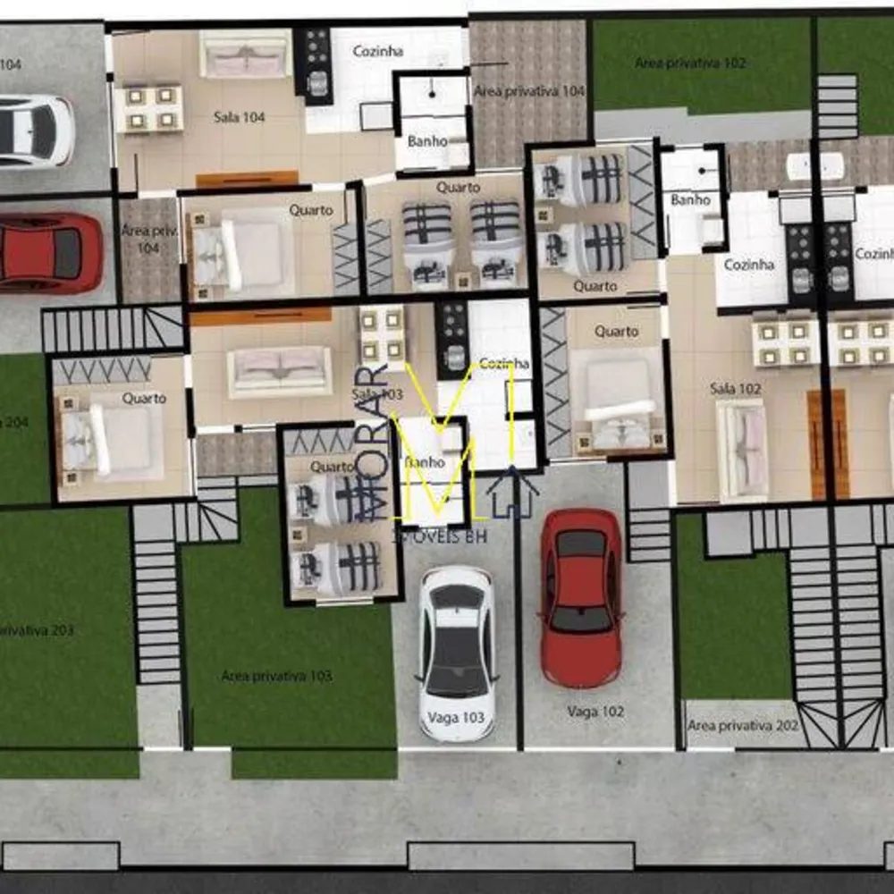 Cobertura, 2 quartos, 100 m² - Foto 1