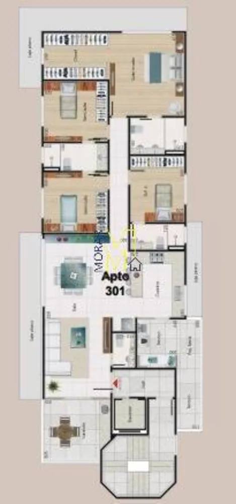 Apartamento, 4 quartos, 250 m² - Foto 13
