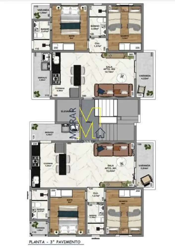 Apartamento, 2 quartos, 72 m² - Foto 5