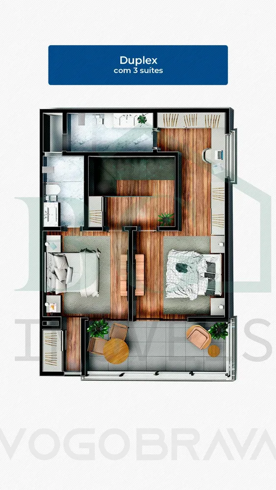 Apartamento, 1 quarto, 60 m² - Foto 2