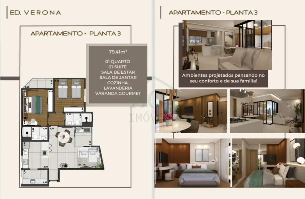 Apartamento, 2 quartos, 79 m² - Foto 2