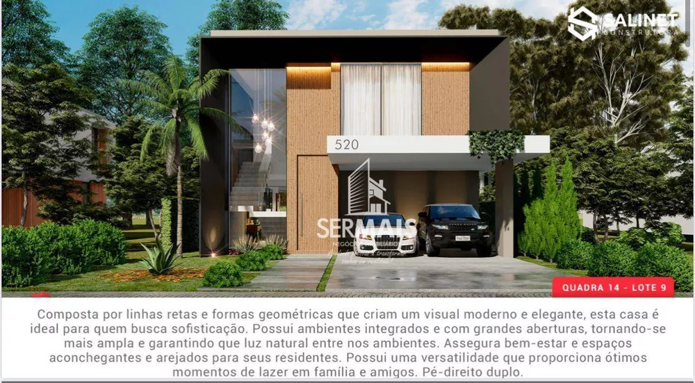 Casa de Condomínio à venda com 3 quartos, 294m² - Foto 1