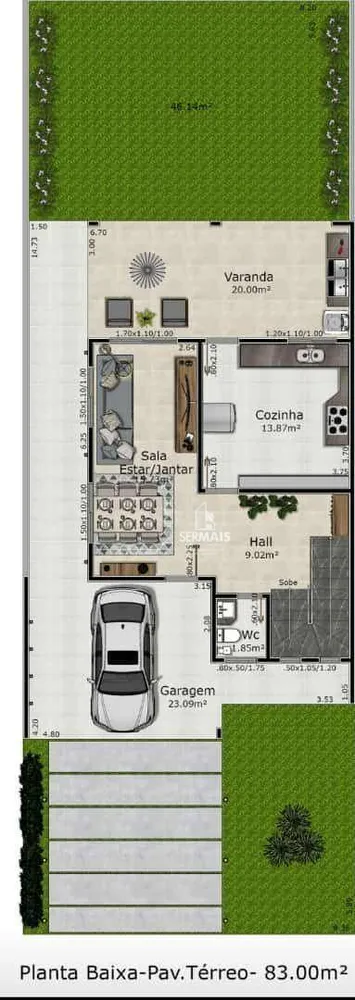 Sobrado, 3 quartos, 170 m² - Foto 16