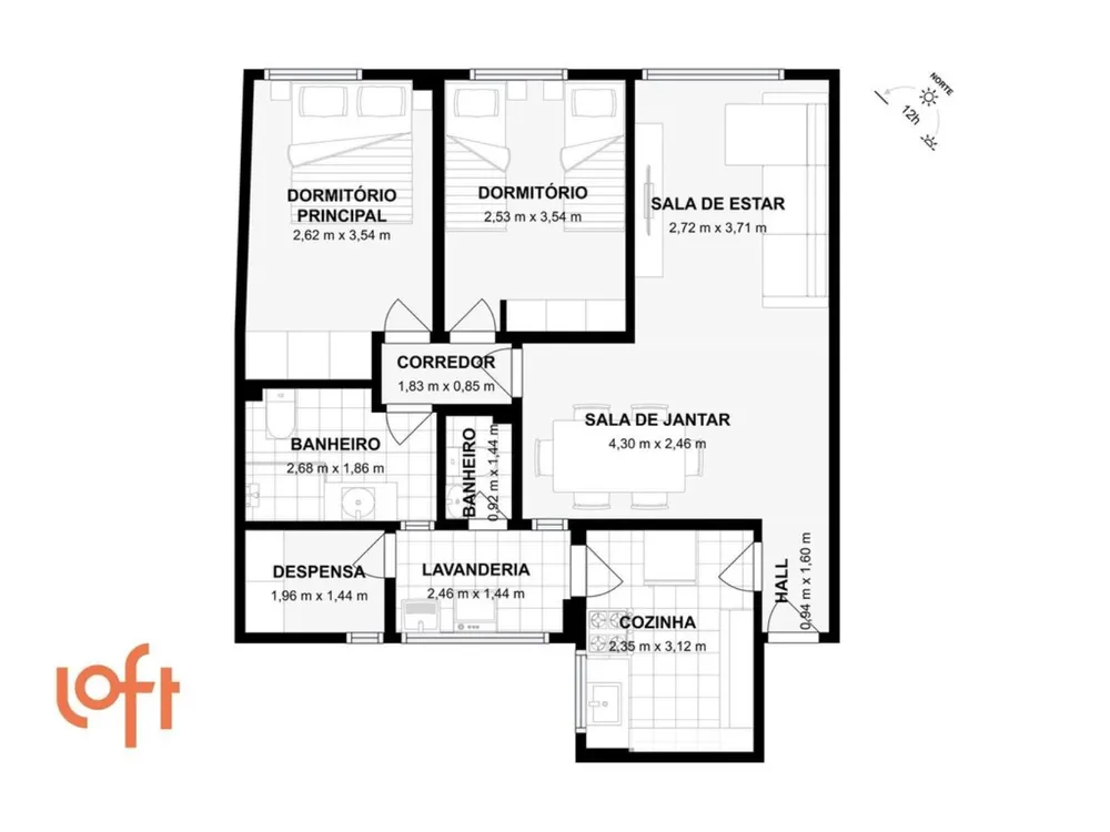 Apartamento, 2 quartos, 71 m² - Foto 15
