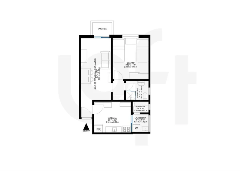 Apartamento, 1 quarto, 51 m² - Foto 16