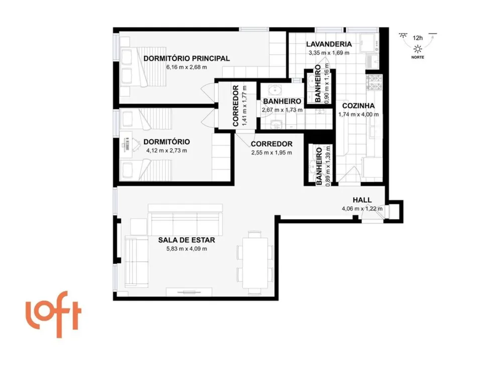 Apartamento, 2 quartos, 89 m² - Foto 10