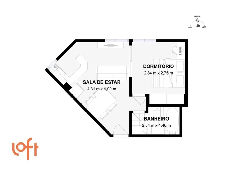 Apartamento, 1 quarto, 31 m² - Foto 7