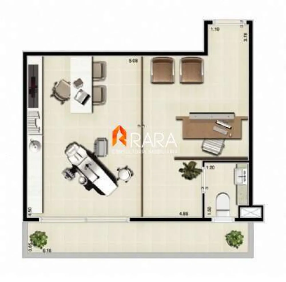 Sala-Conjunto, 37 m² - Foto 14