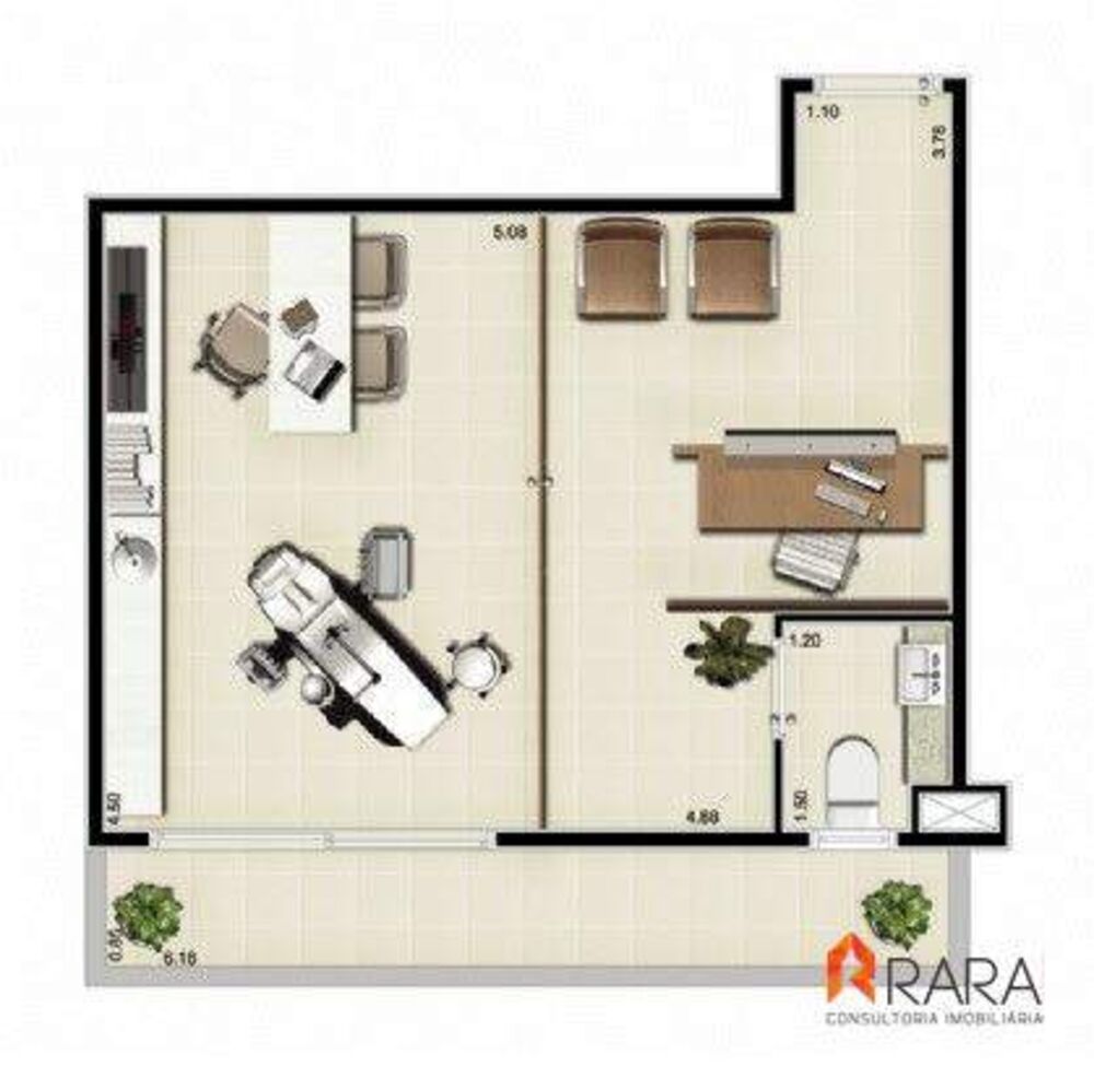 Sala-Conjunto, 37 m² - Foto 3